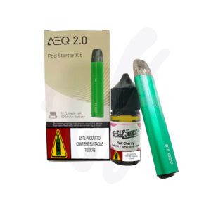 AEQ 2.0 PodStrarted Kit + Elf Juice Salt Nic